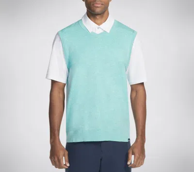 Skechers Unisex Go Golf Fairway V Neck Vest In Blue
