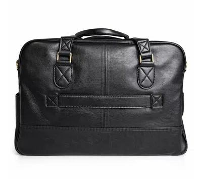 Skechers Unisex Leather Duffle In Black