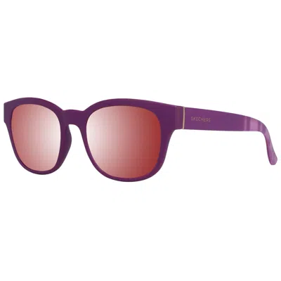 Skechers Unisex Sunglasses  Se6021 5082z Gbby2 In Purple