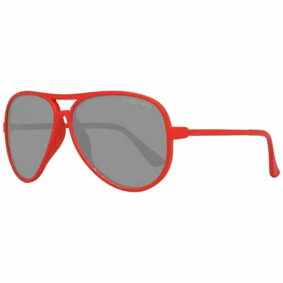 Skechers Unisex Sunglasses  Se9004-5267a Gbby2 In Red