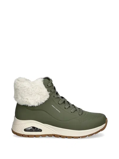 Skechers Uno Boots In Green