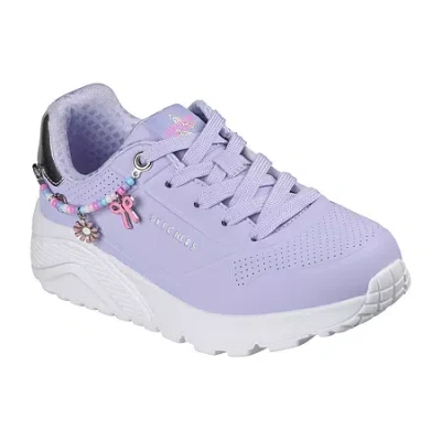 Skechers Uno Charming Lite Little Kid Girls Sneakers In Purple