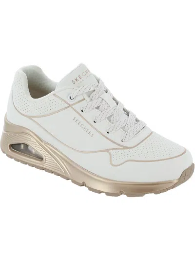 Skechers Uno Cool Heels Womens Comfort Insole Synthetic Casual And Fashion Sneakers In Multi
