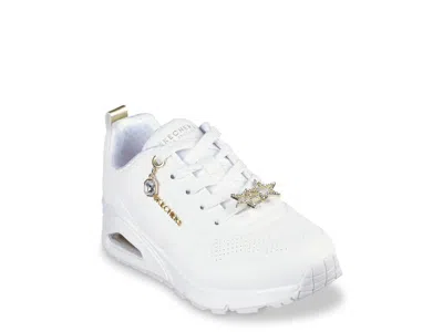 Skechers Uno Gen1 Trendy Jewels Sneaker Kids' In White