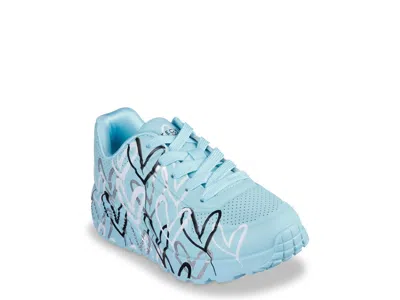 Skechers Uno Lite Metallic Love Sneaker Kids' In Multi