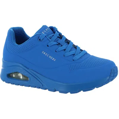 Skechers Uno-night Shades Womens Memory Foam Athletic And Training Shoes In Blue
