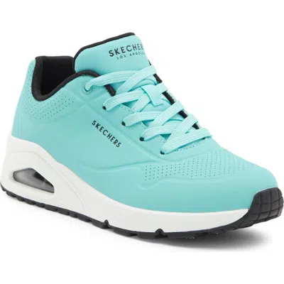 Skechers Uno Stand On Air Sneaker In Turquoise/black