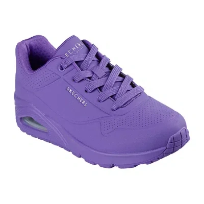 Skechers Uno Stand On Air Womens Sneakers In Purple
