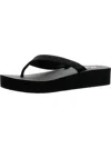 Skechers Vinyasa Womens Slip On Summer Flip-flops In Black