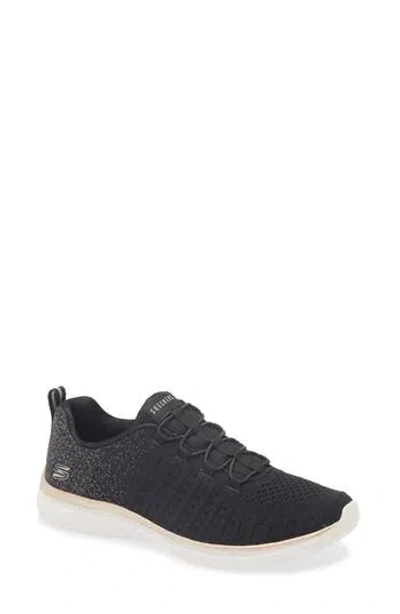 Skechers Virtue Lucent Sneaker In Black