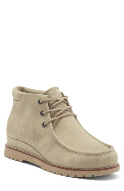 Skechers Wallabee Wedge Bootie In Taupe