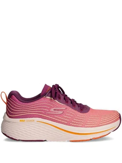 Skechers Wave-pattern Lace-up Sneakers In Pink
