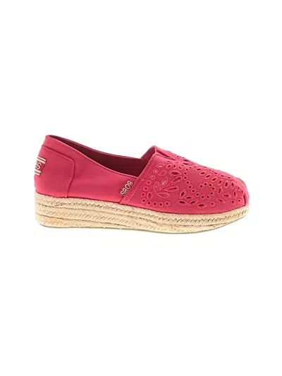 Pre-owned Skechers Wedges In Red