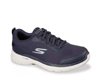 Skechers Wide Width Gowalk 6 Bold Knight Sneaker In Blue