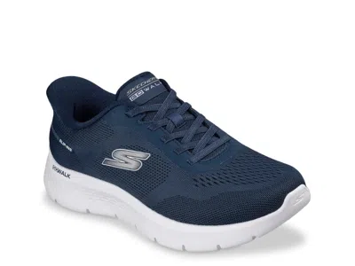 Skechers Wide Width Hands Free Slipins: Go Walk Flex Azriel Slipon Sneaker In Blue
