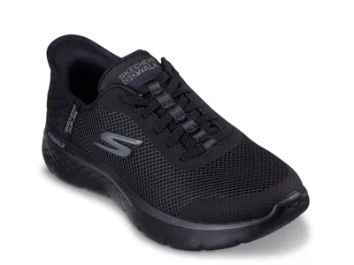 Skechers Wide Width Hands Free Slipins Go Walk Flex Grand Entry Slipon Sneaker In Black