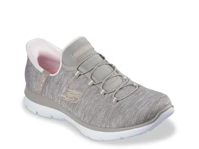 Skechers Wide Width Hands Free Slipins Summits Everyday Set Sneaker In Gray