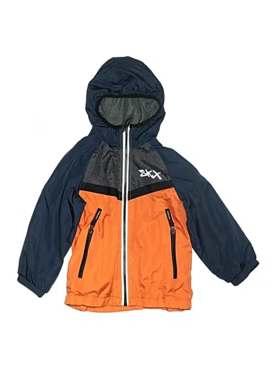 Pre-owned Skechers Kids' Windbreaker Jacket In Orange
