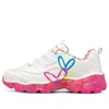 Skechers (wmns) James Goldcrown X  D'lites Crystal Low Top Running Shoes Pink/white In Multi