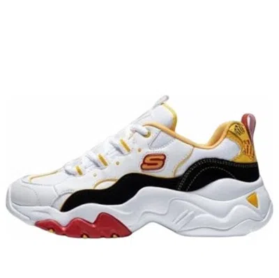 Skechers (wmns) One Punch Man X  D Lites 3.0 Low-top Running Shoes White/black/yellow In Multi
