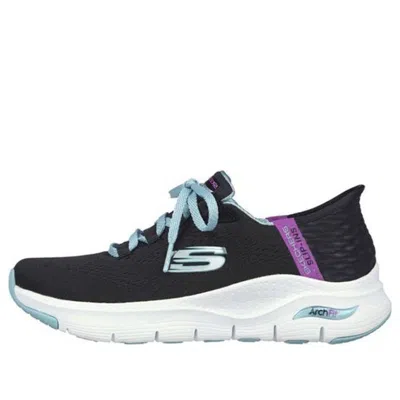 Skechers (wmns)  Arch Fit - Fresh Flare 'black Purple'