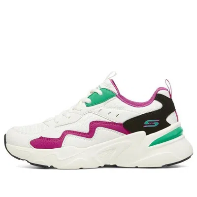 Skechers (wmns)  Bobs Bamina 'white Green Pink'