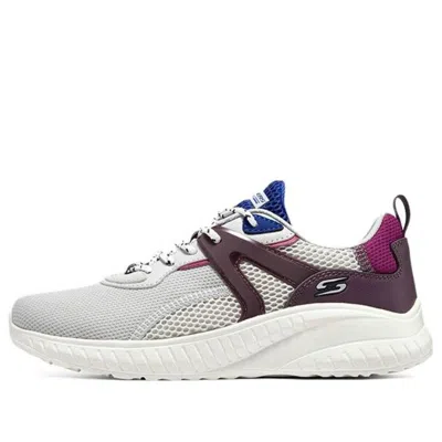 Skechers (wmns)  Bobs Squad Chaos Shoes 'grey Purple White' In Multi