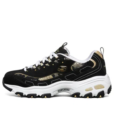 Skechers (wmns)  D Lites 1.0 Black/white/golden
