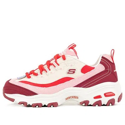 Skechers (wmns)  D Lites 1.0 Splicing Dad Shoes Red/pink