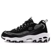 Skechers (wmns)  D Lites Low-top Running Shoes Black/white