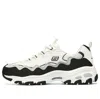 Skechers (wmns)  D'lites - Biggest Fan Shoes 'white Black' In Multi