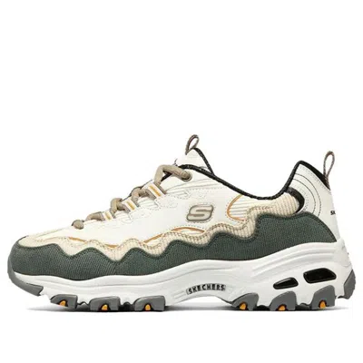 Skechers (wmns)  D'lites - Biggest Fan Shoes 'white Olive Green'