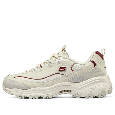 Skechers (wmns)  Dlites 1.0 'beige Burgundy' In Multi
