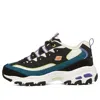 Skechers (wmns)  D'lites 1.0 'black Blue Purple' In Multi