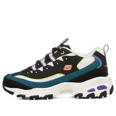Skechers (wmns)  D'lites 1.0 'black Blue Purple' In Multi