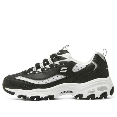 Skechers (wmns)  D'lites 1.0 'black White' In Multi