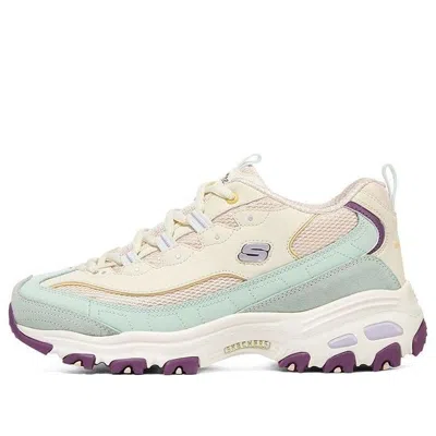 Skechers (wmns)  D'lites 1.0 'blue Yellow Pink' In Neutral