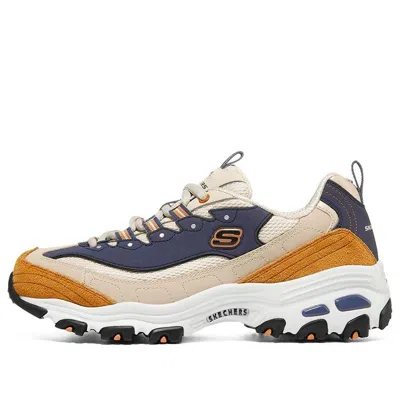 Skechers (wmns)  D'lites 1.0 'brown Blue' In Multi