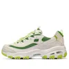 Skechers (wmns)  D'lites 1.0 Chunky Sneakers 'beige Green' In White