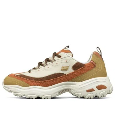 Skechers (wmns)  D'lites 1.0 'cream Brown Orange'