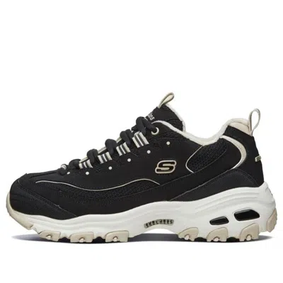Skechers (wmns)  D'lites 1.0 Fashion Running Shoes Black/grey/brown