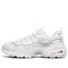 Skechers (wmns)  D'lites 1.0 Gs White/silver In Gray