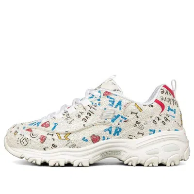 Skechers (wmns)  D'lites 1.0 Low-top Daddy Shoes Multi-color In White