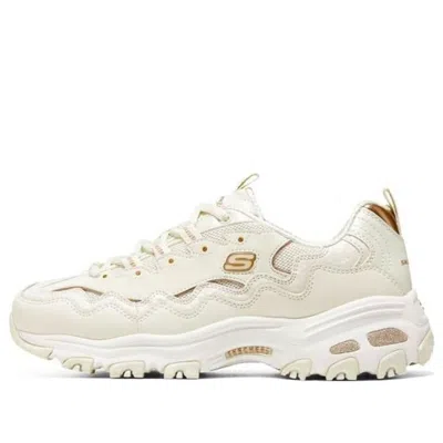Skechers (wmns)  D'lites 1.0 Marathon Running Shoes 'beige White' In Multi