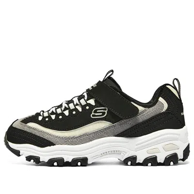 Skechers (wmns)  D'lites 1.0 Marathon Running Shoes 'black Grey Beige' In Multi