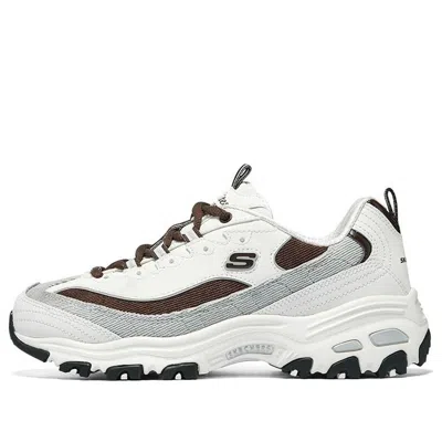 Skechers (wmns)  D'lites 1.0 Shoes 'white Grey Brown'