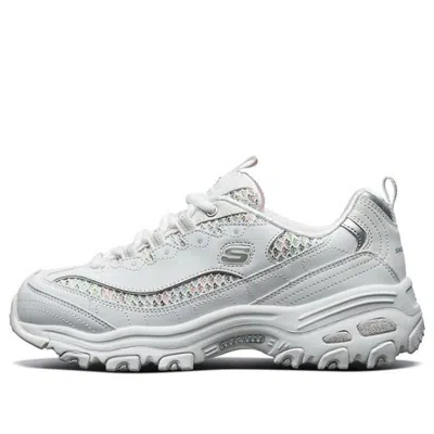 Skechers (wmns)  D'lites 1.0 Sneaker Gs White In Gray