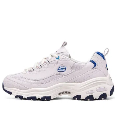Skechers (wmns)  D'lites 1.0 Sneakers 'purple White Blue' In Gray