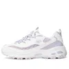 Skechers (wmns)  D'lites 1.0 Sneakers 'white Purple' In Gray