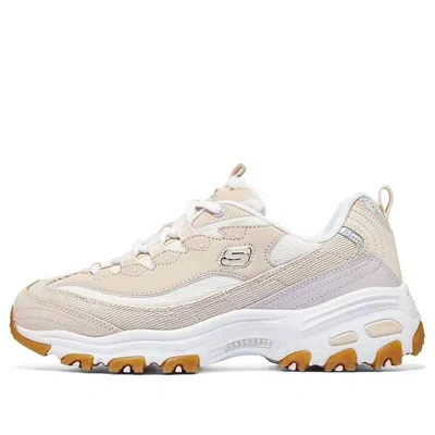 Skechers (wmns)  Dlites 1.0 'white Beige' In Multi